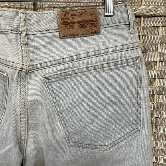 VTG Marithe Francois Girbaud HIGH RISE JEANS Size 13/14 29” Light Wash Tapered - Picture 6 of 11